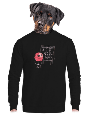 unisex mikina bez kapuce