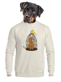 unisex mikina bez kapuce