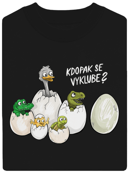 Kdopak se vyklube? unisex mikina bez kapuce Black