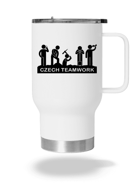 Czech Teamwork termohrnek White