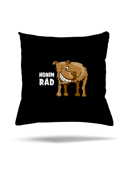 Honím rád polštář Black