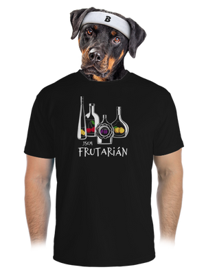 Frutarián pánské sportovní tričko Black