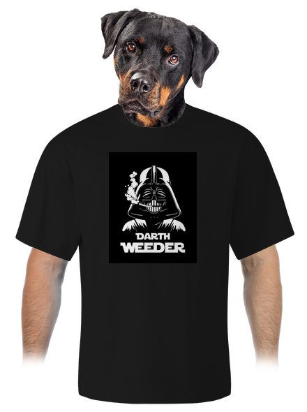 Darth Weeder unisex tričko oversized Black