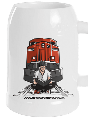 Studentská kolej půllitr White