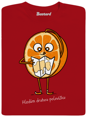 Druhá polovička pánské dlouhý rukáv Red