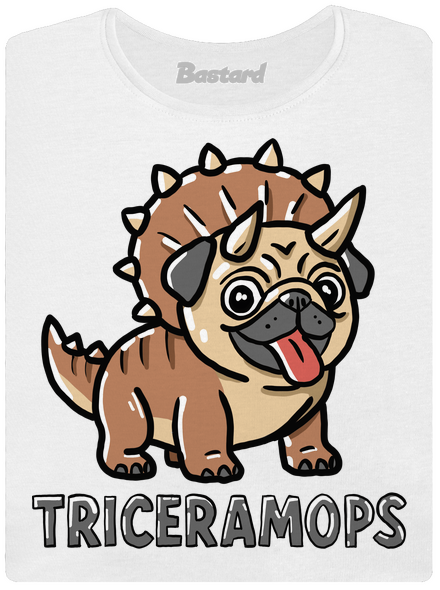 Triceramops dámské tričko White