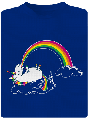 Tajemství duhy pánské sportovní tričko Royal Blue Mal