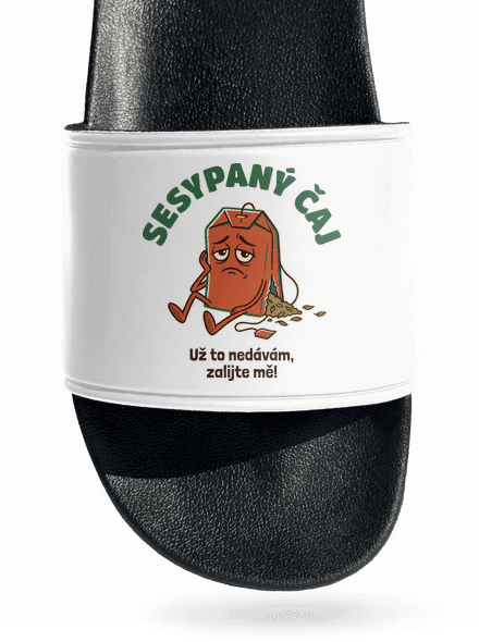 Sesypaný čaj pantofle White