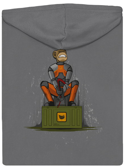 Ape-Life dámská mikina na zip Steel Gray
