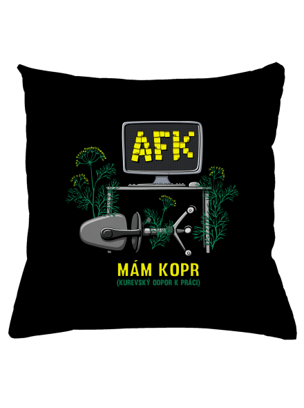 Mám kopr polštář Black