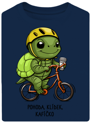 Pohoda, klídek unisex tričko oversized Midnight Blue