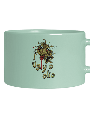 Ugly o olio hrnek makronka Mint Macaron