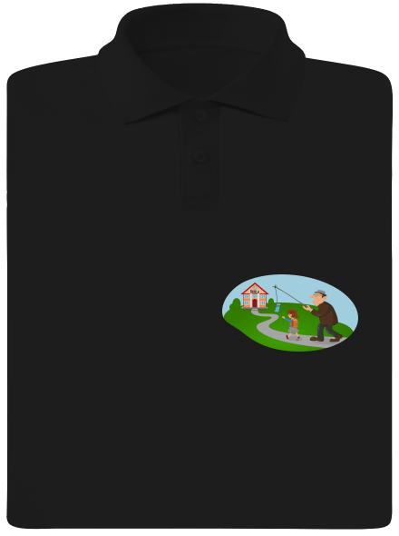 Zpátky do školy pánská polokošile Black