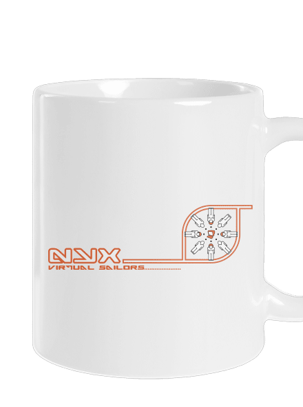 NYX Virtual Sailors klasický hrnek White