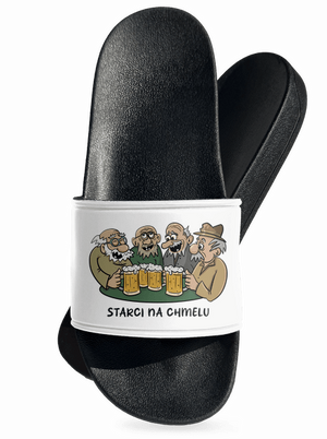 Starci na chmelu pantofle White