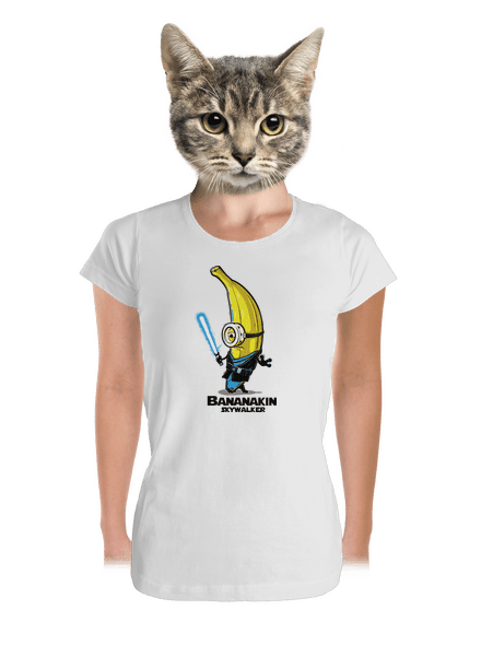 Bananakin Skywalker dámské tričko premium White