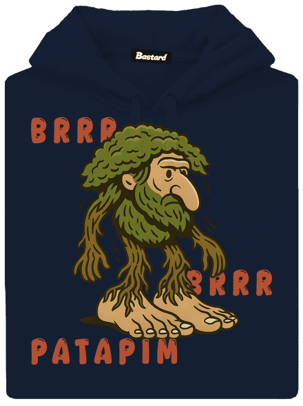 Brrr Brrr Patapim – Italian Brainrot pánská mikina klokanka Navy