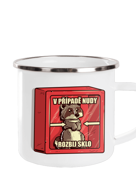 Medvídek mýval plecháček White