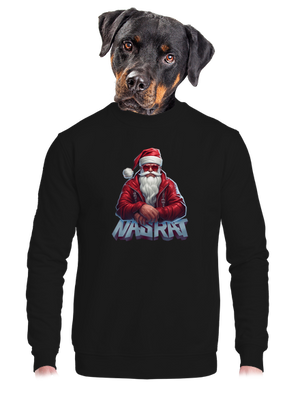 unisex mikina bez kapuce