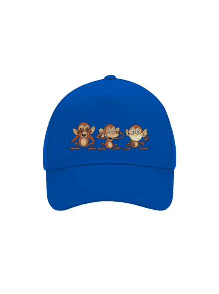 Opičky kšiltovka baseballka Bright Royal