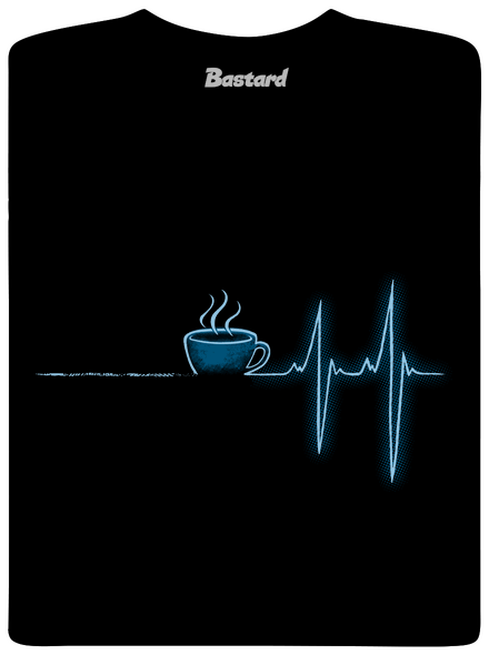 Coffee help pánské dlouhý rukáv Black