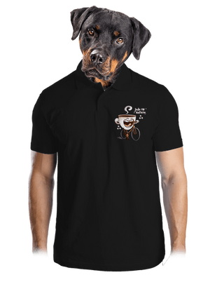 Jedu na kofeinu pánská polokošile Black