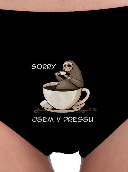 V pressu dámské kalhotky Black