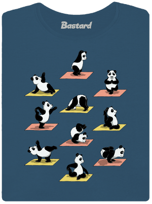 Pandí jóga dámské tričko premium Petrol Blue