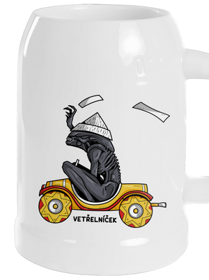 Vetřelníček půllitr White