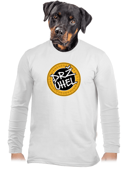 Drž úhel pánské dlouhý rukáv White