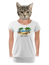 dámské tričko s lemem