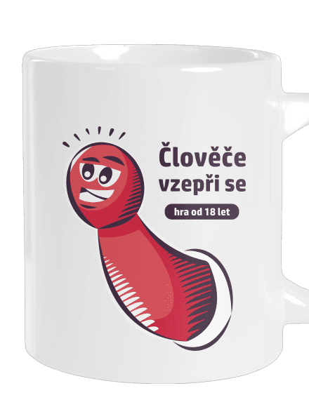 Člověče vzepři se velký hrnek White