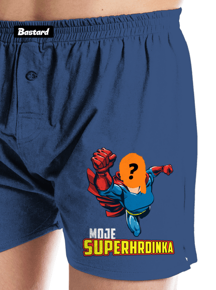 Moje superhrdinka pánské trenky Blue