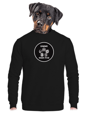 unisex mikina bez kapuce