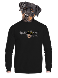 unisex mikina bez kapuce