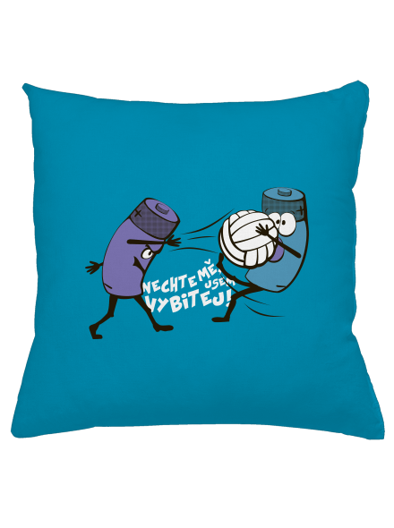 Vybitej polštář Blue Turquoise
