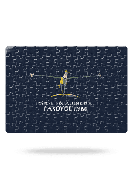 Takovou rybu jsem chytil puzzle White