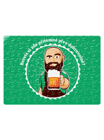 Pivo dobrovolně puzzle White