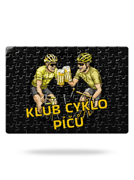 Klub cyklo píčů puzzle White