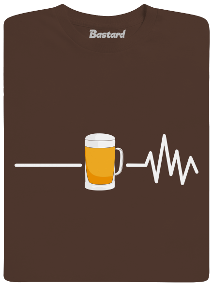 Beer help pánské tričko Brown