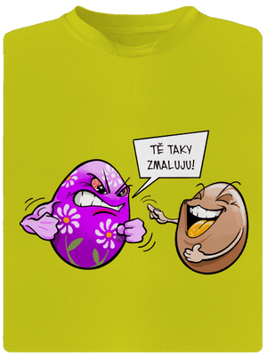 Zmaluju tě pánské sportovní tričko Neon Yellow