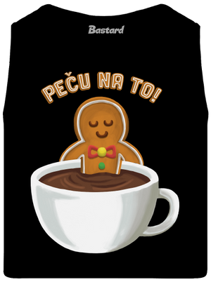 Peču na to! pánské tílko Black