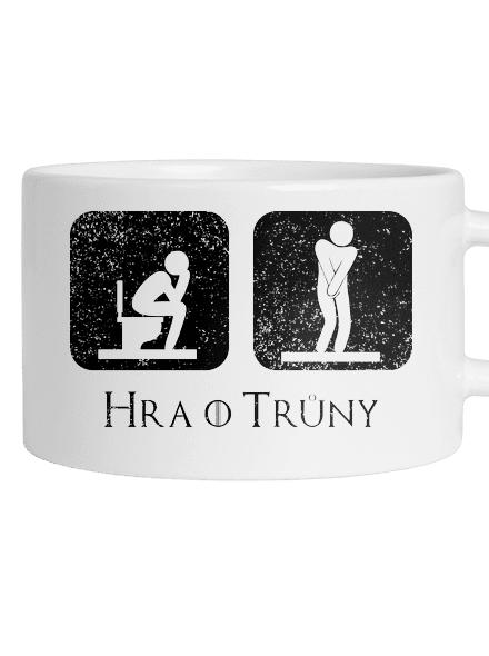 Hra o trůny hrnek makronka White