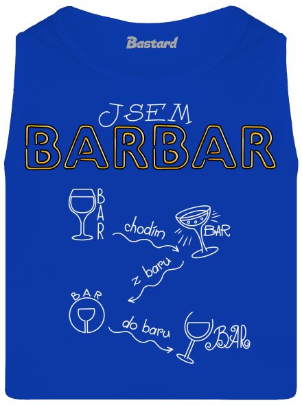 Barbar pánské tílko Royal Blue