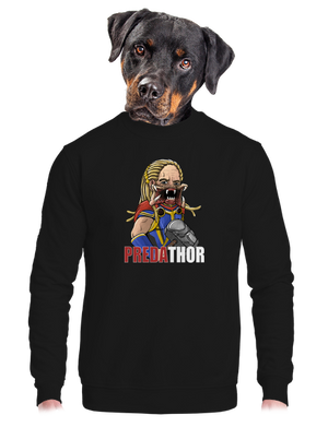 unisex mikina bez kapuce