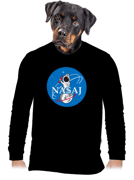 Nasaj pánské dlouhý rukáv Black