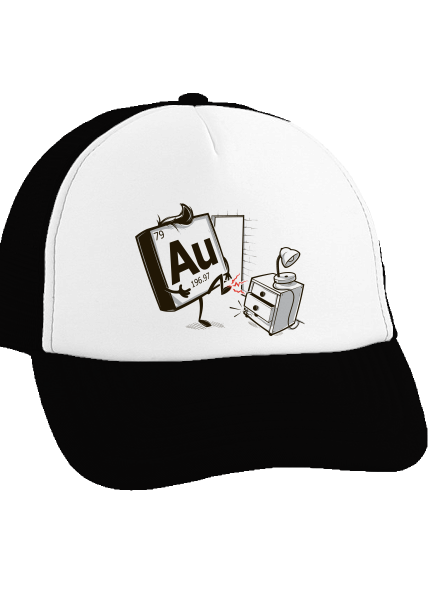 Au kšiltovka truckerka Black cap