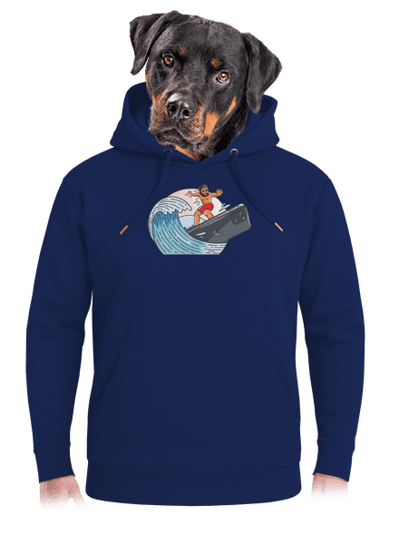 Jsem surfař unisex mikina premium Navy