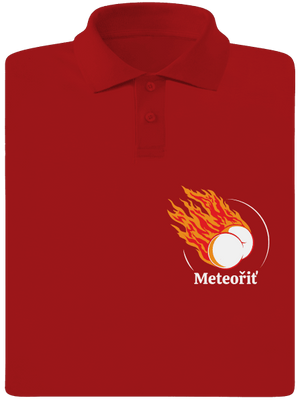 Meteořiť pánská polokošile Red Mal