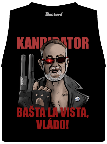 Bašta la vista dámské tílko volné Black